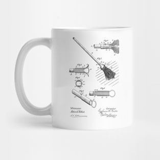 Mop Design Vintage Patent Hand Drawing Mug